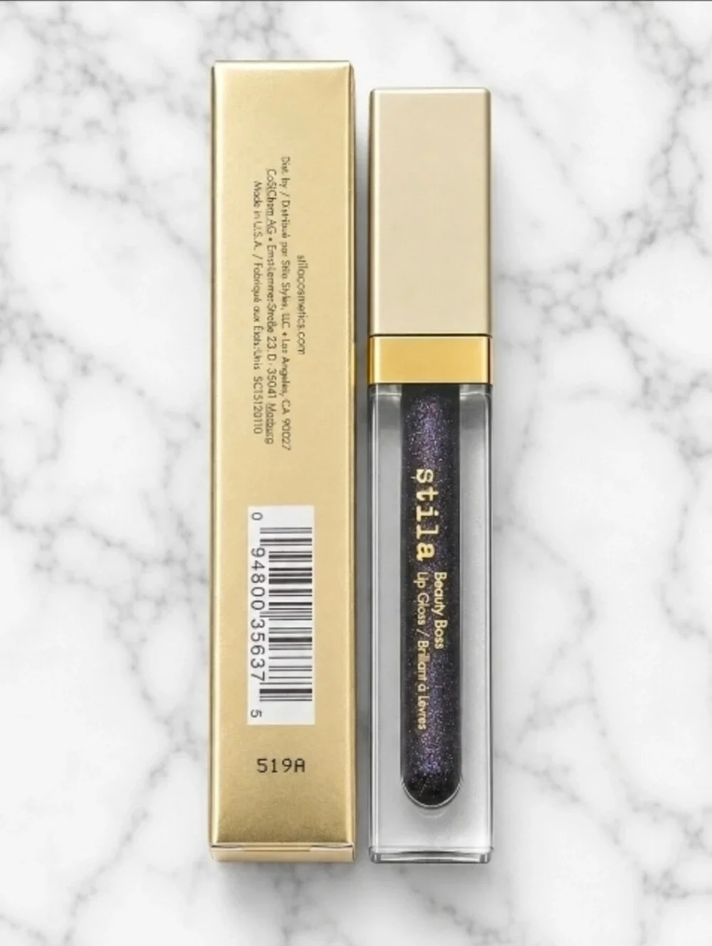 Stila IN THE BLACK Beauty Boss Lip Gloss .11 oz NIB!